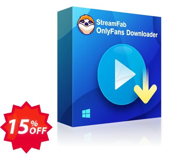 StreamFab OnlyFans Downloader Coupon code 15% discount 