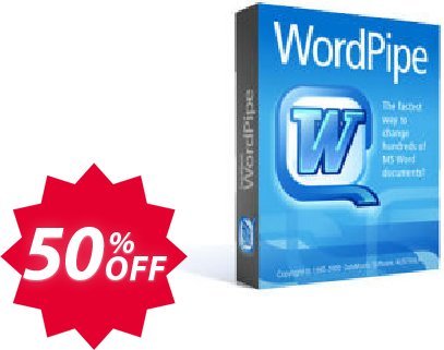 WordPipe Site, +1 Yr Maintenance  Coupon code 50% discount 