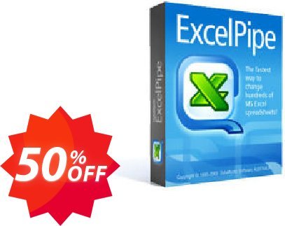 ExcelPipe Find and Replace for Excel Coupon code 50% discount 
