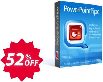 PowerPointPipe Lite , +1 Yr Maintenance  Coupon code 52% discount 