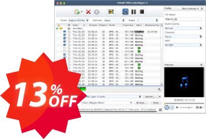 Xilisoft DVD to Audio Converter for MAC Coupon code 13% discount 