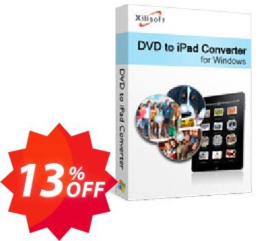 Xilisoft DVD to iPad Converter Coupon code 13% discount 