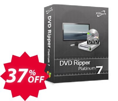 Xilisoft DVD Ripper Platinum Coupon code 37% discount 