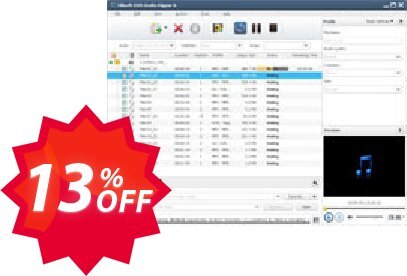 Xilisoft DVD to Audio Converter Coupon code 13% discount 