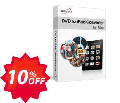 Xilisoft DVD to iPad Converter for MAC Coupon code 10% discount 