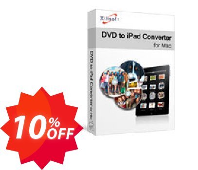 Xilisoft DVD to iPad Converter for MAC Coupon code 10% discount 