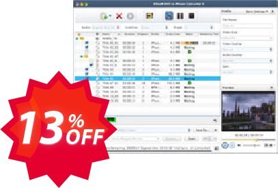 Xilisoft DVD to iPhone Converter for MAC Coupon code 13% discount 