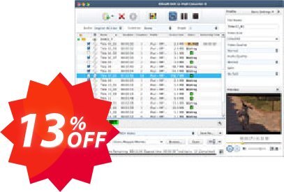 Xilisoft DVD to iPod Converter for MAC Coupon code 13% discount 