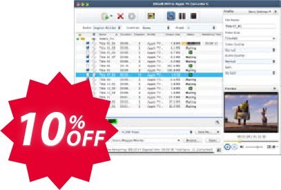 Xilisoft DVD to Apple TV Converter for MAC Coupon code 10% discount 