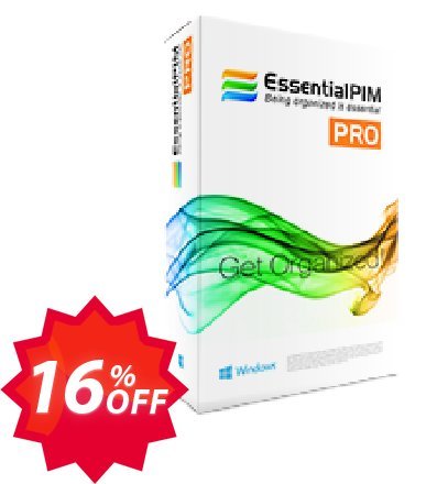 EssentialPIM Pro, Lifetime Plan  Coupon code 16% discount 