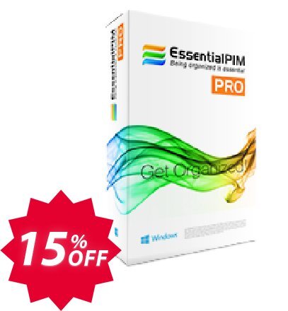 EssentialPIM Pro Business, Lifetime Plan  Coupon code 15% discount 