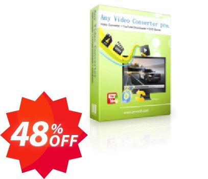 Any Video Converter Pro Coupon code 48% discount 