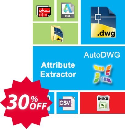 AutoDWG Attribute Extractor Coupon code 30% discount 