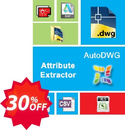 AutoDWG Attribute Extractor Coupon code 30% discount 