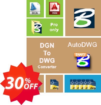 AutoDWG DGN to DWG Converter Coupon code 30% discount 