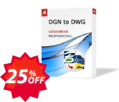 AutoDWG DGN to DWG Converter Pro Coupon code 25% discount 