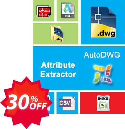 AutoDWG Atttribute Extractor Server Coupon code 30% discount 