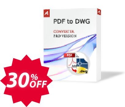 AutoDWG PDF to DWG Converter PRO Coupon code 30% discount 