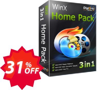 WinX Home Pack Coupon code 31% discount 