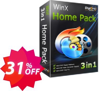 WinX Home Pack Coupon code 31% discount 