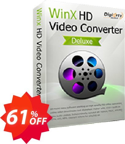 WinX HD Video Converter Deluxe, 3 months Plan  Coupon code 61% discount 