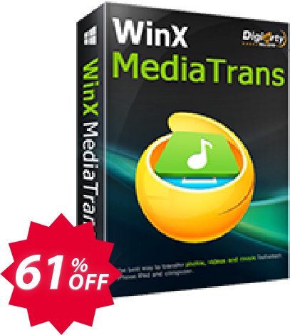 WinX MediaTrans STANDARD, 3 Months Plan  Coupon code 61% discount 