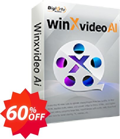 WinXvideo AI Family Plan Coupon code 60% discount 