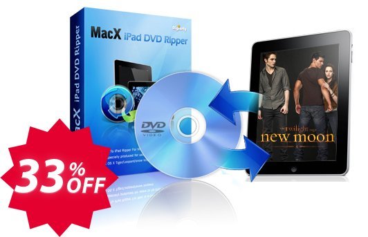 MACX iPad DVD Ripper Coupon code 33% discount 