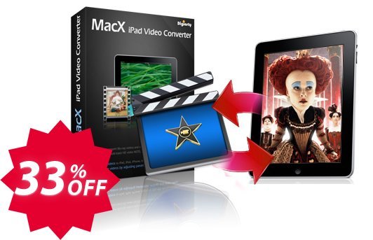 MACX iPad Video Converter Coupon code 33% discount 