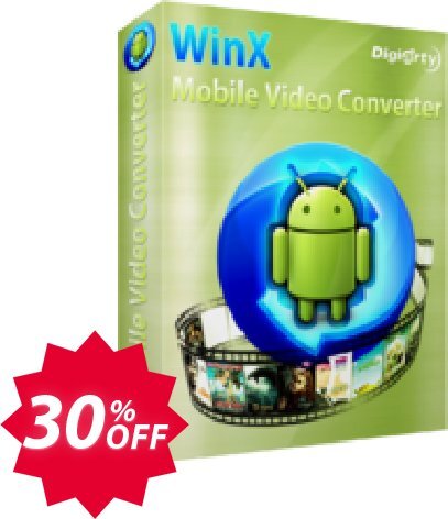 WinX Mobile Video Converter Coupon code 30% discount 