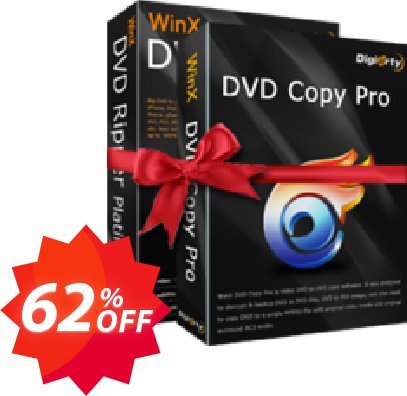 WinX DVD Backup Software Pack Coupon code 62% discount 