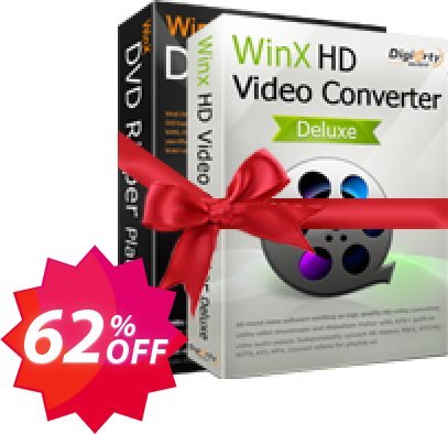 WinX DVD Video Converter Pack Coupon code 62% discount 