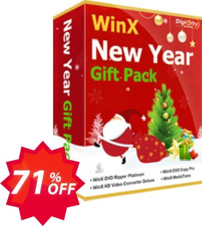 WinX New Year Special Pack, 5 PC  Coupon code 71% discount 