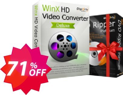 WinX HD Video Converter Deluxe, Lifetime  Coupon code 71% discount 