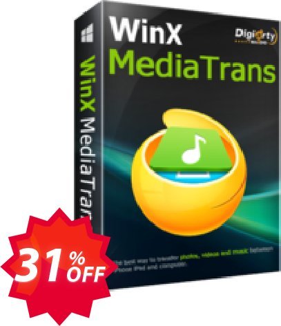 WinX MediaTrans, Lifetime/1 PC  Coupon code 31% discount 