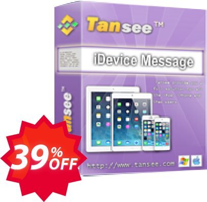 Tansee iOS Contact Transfer - Yearly Coupon code 39% discount 