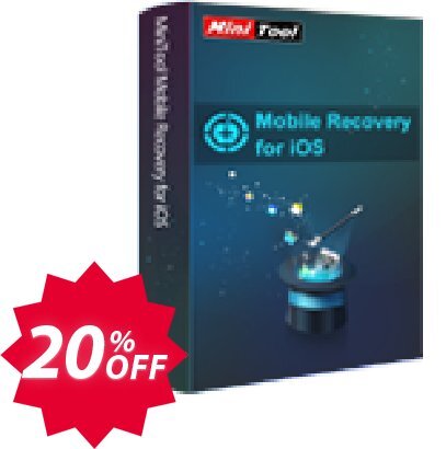 MiniTool Mobile Recovery for iOS, 1-Year  Coupon code 20% discount 