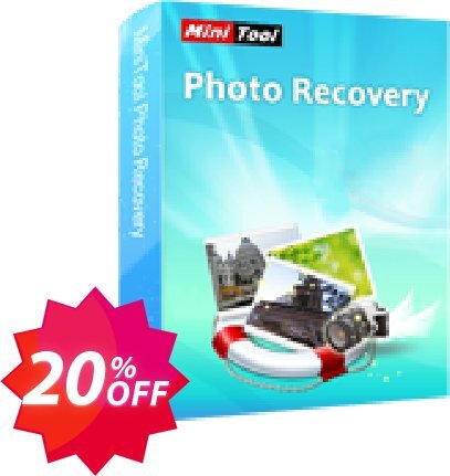 MiniTool Photo Recovery Deluxe Coupon code 20% discount 