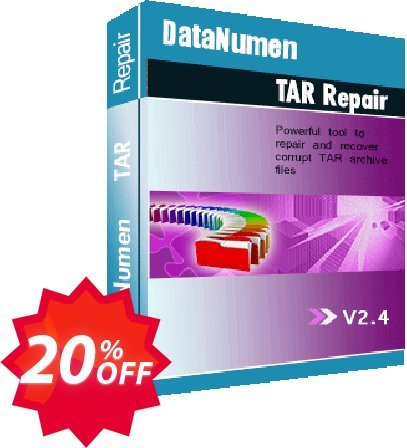 DataNumen TAR Repair Coupon code 20% discount 