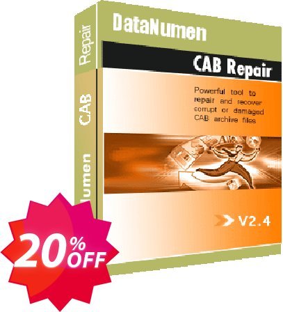 DataNumen CAB Repair Coupon code 20% discount 