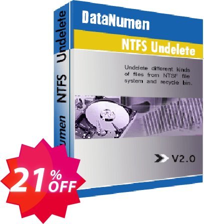 Advanced NTFS Undelete Coupon code 21% discount 