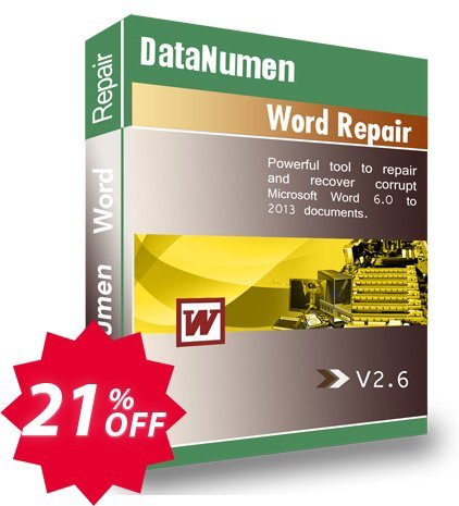 DataNumen Word Repair Coupon code 21% discount 