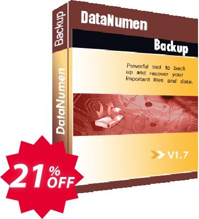 DataNumen Backup Coupon code 21% discount 