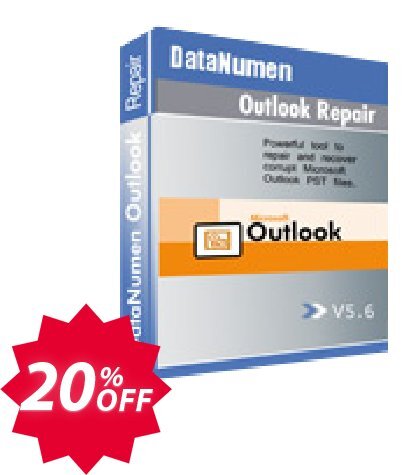DataNumen Outlook Repair Coupon code 20% discount 