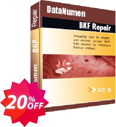 DataNumen BKF Repair Coupon code 20% discount 