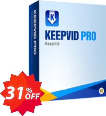 KeepVid Pro Coupon code 31% discount 