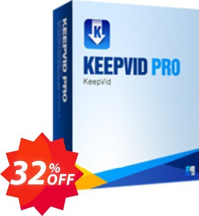 KeepVid Pro for MAC Coupon code 32% discount 