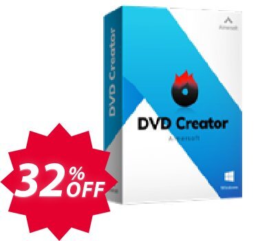 Aimersoft DVD Creator Coupon code 32% discount 