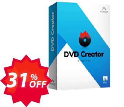 Aimersoft DVD Creator for MAC Coupon code 31% discount 
