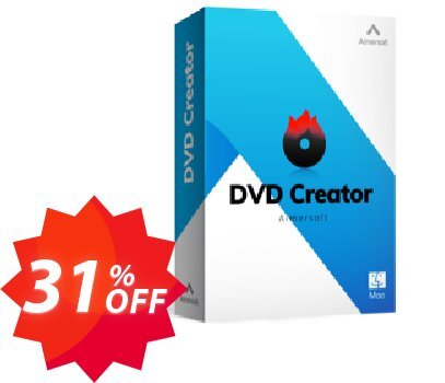 Aimersoft DVD Creator for MAC Coupon code 31% discount 